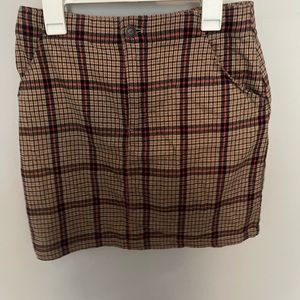 Plaid Hollister Skirt